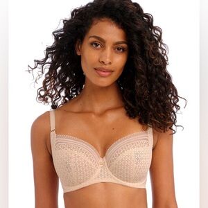 Freya Viva Side Support Bra - Lace Natural Beige - 32K